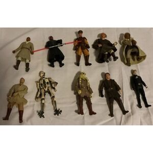 Lot Of 10 Hasbro Star Wars Action Figures Loose With No Weapons, #1